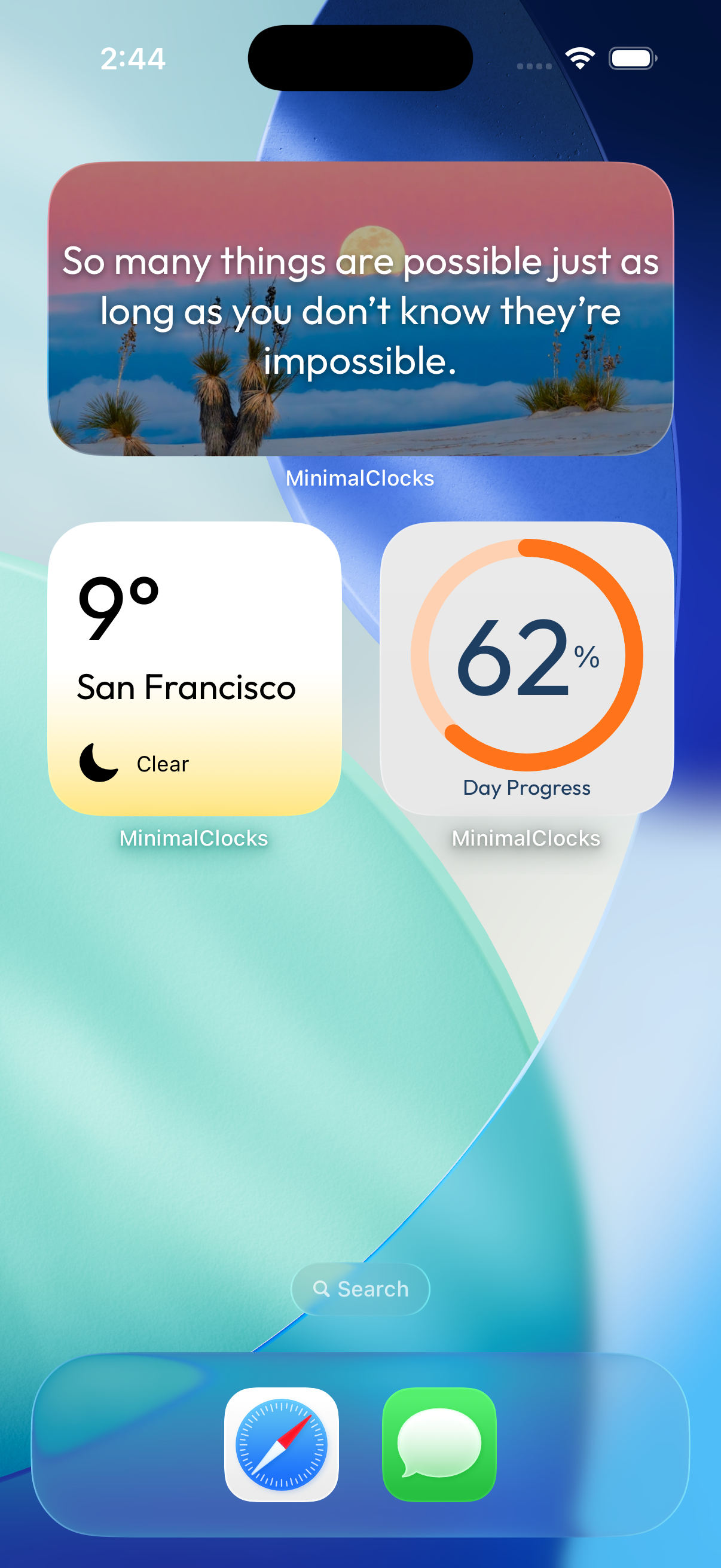 Minimal Clocks Widgets